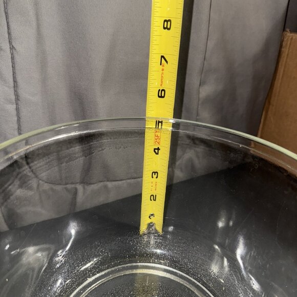 Glass Mixing Bowl 8.5” Kitchen Center Replacement Part Made In USA - Picture 3 of 10